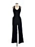 Crystal Sky Solid Black Jumpsuit Size M - photo 1