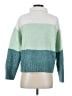 Ann Taylor Color Block Green Pullover Sweater Size XS - photo 2