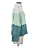 Ann Taylor Color Block Green Pullover Sweater Size XS - photo 4