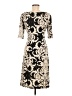 Connected Apparel Paisley Black Cocktail Dress Size 6 - photo 2
