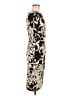 Connected Apparel Paisley Black Cocktail Dress Size 6 - photo 4