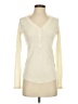Sundry Ivory Long Sleeve Henley Size XS (0) - photo 1