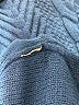 Unbranded Chevron-herringbone Blue Casual Dress Size M (estimated) - photo 7