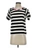 Vero Moda Stripes Black Short Sleeve Top Size XS - photo 1