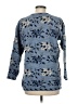 Spunky 100% Acrylic Floral Blue Pullover Sweater Size M - photo 2
