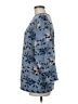 Spunky 100% Acrylic Floral Blue Pullover Sweater Size M - photo 5
