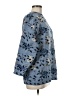 Spunky 100% Acrylic Floral Blue Pullover Sweater Size M - photo 4