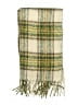 Monoprix femme 100% Polyester Tweed Green Tan Scarf One size - photo 2