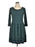 Max Studio Argyle Teal Casual Dress Size XL - photo 1