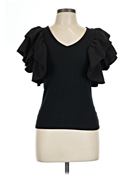 Haute Monde Short Sleeve Blouse