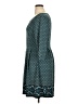 Max Studio Argyle Teal Casual Dress Size XL - photo 5