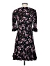 CeCe Floral Black Casual Dress Size XS - photo 2