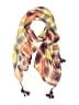Cato 100% Polyester Plaid Orange Burgundy Scarf One size - photo 1