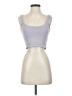 Soho 100% Nylon Silver Purple Tank Top Size S - photo 1