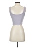 Soho 100% Nylon Silver Purple Tank Top Size S - photo 2