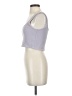 Soho 100% Nylon Silver Purple Tank Top Size S - photo 5