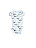 Carter's 100% Cotton Print Blue Short Sleeve Onesie 3-6 MO / 6 MO - photo 2