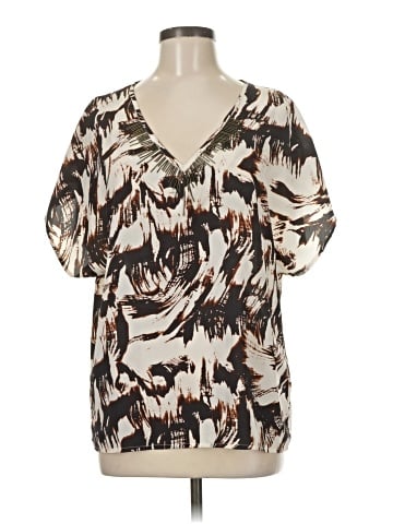 CALVIN KLEIN JEANS Short Sleeve Blouse (view 1)