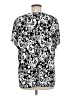 Brittany Black Black White Short Sleeve Blouse One size - photo 2