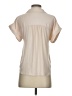 Evereve 100% Polyester Ivory Short Sleeve Blouse Size XS - photo 2