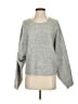 Hem & Thread Metallic Gray Pullover Sweater Size S - photo 1