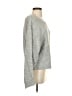 Hem & Thread Metallic Gray Pullover Sweater Size S - photo 4