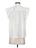 Joy Joy 100% Viscose White Short Sleeve Blouse Size S - photo 2