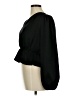 Express 100% Polyester Black Long Sleeve Blouse Size M - photo 5