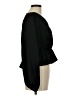 Express 100% Polyester Black Long Sleeve Blouse Size M - photo 4