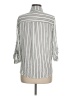 Vixbe 100% Rayon Stripes Silver 3/4 Sleeve Blouse Size M - photo 2