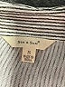 Sim & Sam 100% Rayon Stripes Gray Long Sleeve Button-Down Shirt Size S - photo 7