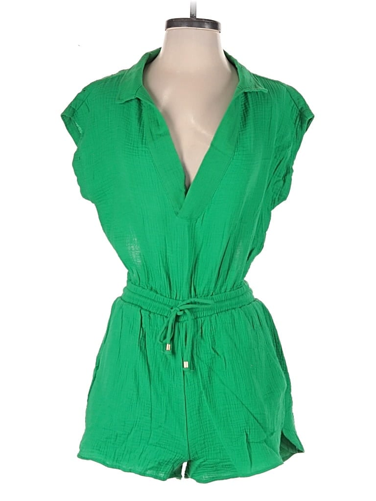 Pre-owned Hyfve Romper In Green