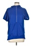 Unbranded 100% Polyester Blue Short Sleeve Turtleneck Size L - photo 1