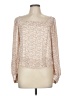 LUCCA Ivory Tan Long Sleeve Blouse Size M - photo 1