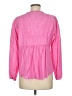 Torrid 100% Cotton Pink Long Sleeve Blouse Size Med Plus (00) - photo 2
