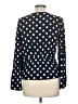 J.Crew 100% Viscose Polka Dots Blue Long Sleeve Blouse Size 8 - photo 2
