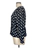 J.Crew 100% Viscose Polka Dots Blue Long Sleeve Blouse Size 8 - photo 5