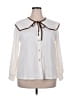 Assorted Brands Ivory White Long Sleeve Blouse Size 6X - photo 1
