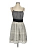 Old Navy 100% Polyester Chevron-herringbone Gray Casual Dress Size XS - photo 1