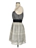 Old Navy 100% Polyester Chevron-herringbone Gray Casual Dress Size XS - photo 5