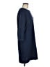 Paraphrase Chevron-herringbone Blue Casual Dress Size M - photo 4