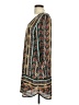 Pink Owl 100% Polyester Paisley Black Casual Dress Size L - photo 5