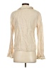 Zara Ivory Long Sleeve Blouse Size S - photo 2
