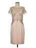 MARCHESA notte Tan Cocktail Dress Size 6 - photo 1