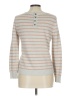 Theory Stripes Silver Gray Pullover Sweater Size L - photo 2
