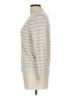 Theory Stripes Silver Gray Pullover Sweater Size L - photo 5