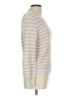 Theory Stripes Silver Gray Pullover Sweater Size L - photo 4