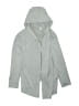 Justice Silver Gray Zip Up Hoodie Size 14/16 - photo 1