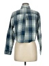 Hyfve Plaid Blue Long Sleeve Blouse Size M - photo 2