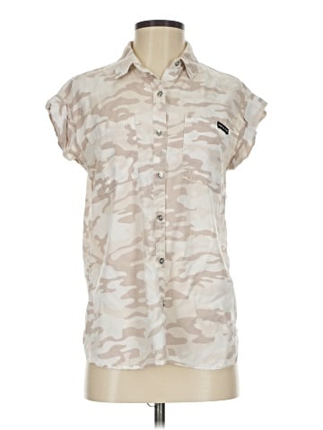 CALVIN KLEIN JEANS Sleeveless Button-Down Shirt (view 1)